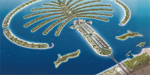 Palm Island Jumeirah in Dubai